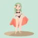 One piece swimwear