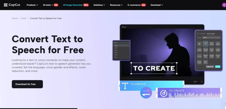 How to Teach Languages Easily with Text to Speech AI in CapCut Desktop Video Editor