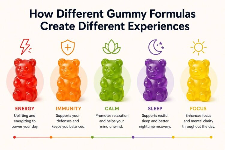 How Different Gummy Formulas Create Different Experiences